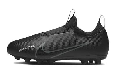 Футбольные бутсы Zoom Vapor 15 Синтетическая кожа Нескользящая Амортизация Устойчивость к истиранию Низкие Черные Детские DJ5618-001