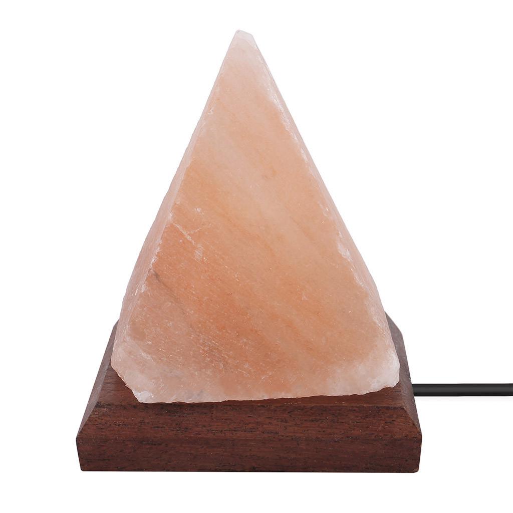 Пирамида Натуральный гималайский очиститель воздуха Соляная лампа Ионный горный хрусталь Ночные огни