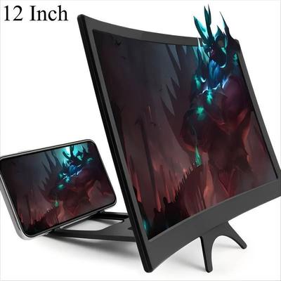 12-дюймовый ультрапрозрачный изогнутый экран-усилитель с подставкой для мобильных телефонов