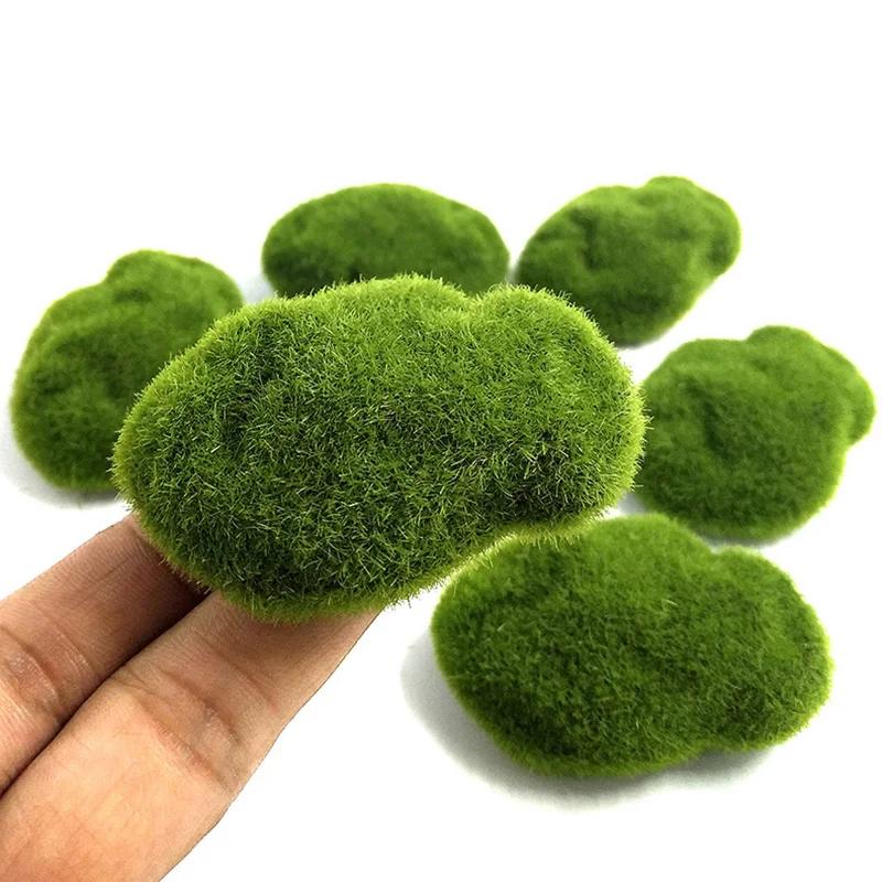 Fake Stone Artificial Moss Rocks Home Decor Micro Landscape Simulation Plant DIY Decoration for Garden and Crafting Home Decor