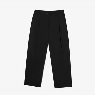Женские брюки S Semi Wide One Tuck [черный]
