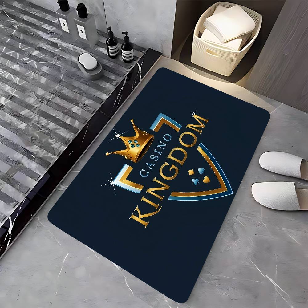 Kingdom LOGO Anime Room Mats Retro Multiple Choice Living Room Kitchen Rug Non-Slip Welcome Rug