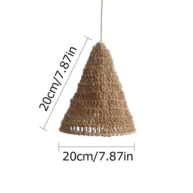 1шт подвесной декоративный абажур деревенский веревочный абажур в богемном стиле декоративный абажур подвесной светильник гостиная 3 размера