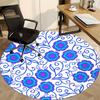 1pc Floral Mandala Pattern Chair Carpet for Office, Non-slip, Soft and Durable Office Rug, Perfect for Office yy251227131