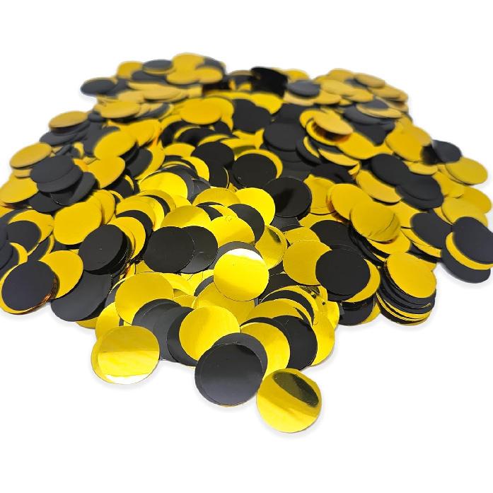 ZOOYOO Blue Foil Confetti, Round Foil Glitter Table Confetti Dots, Sparkling for Wedding Birthday Party Decoration (1.76 OZ, 1.5 cm)