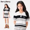 Летние полосатые повседневные шорты для девочек BARRY BANNY
