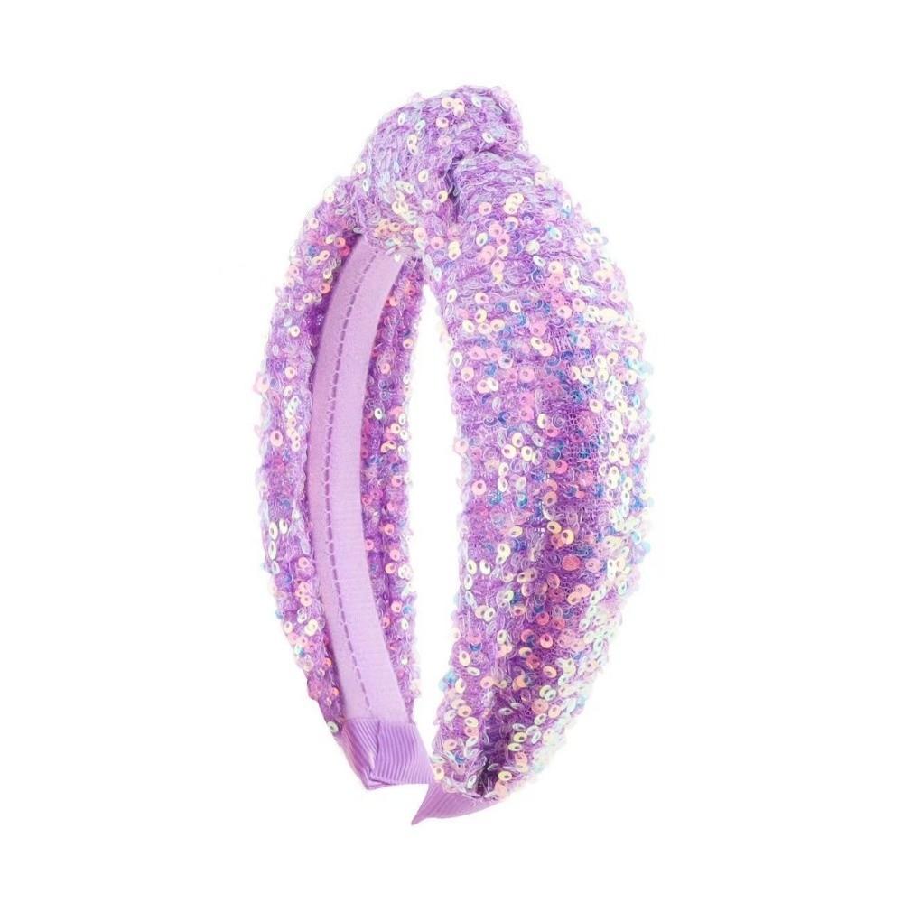 Cute Sequin Knot Headband Sweet Wash Face Hair Bands Hair Hoop Women Girls Hair Accessories