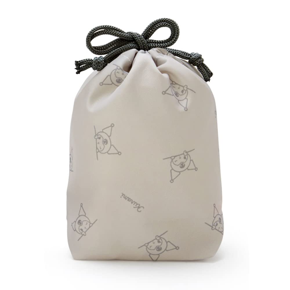 Sanrio Kuromi Clear Pouch with Drawstring 340006 (Simple Design)