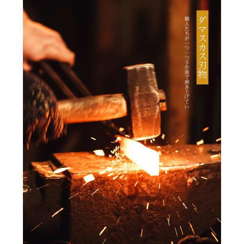 Набор ножей MOSFiATA из 3 предметов - [Нож гюто 203 мм, Нож сантоку 178 мм, Нож петит 126 мм] Дамаск + VG10 с защитой пальцев - Многоцелевой кухонный нож