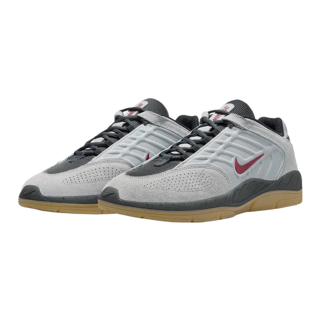 Nike Sb Vertebrae Light Smoke Grey Dark Smoke Grey Black Dark Team Red Skateboard Shoes FD4691-004