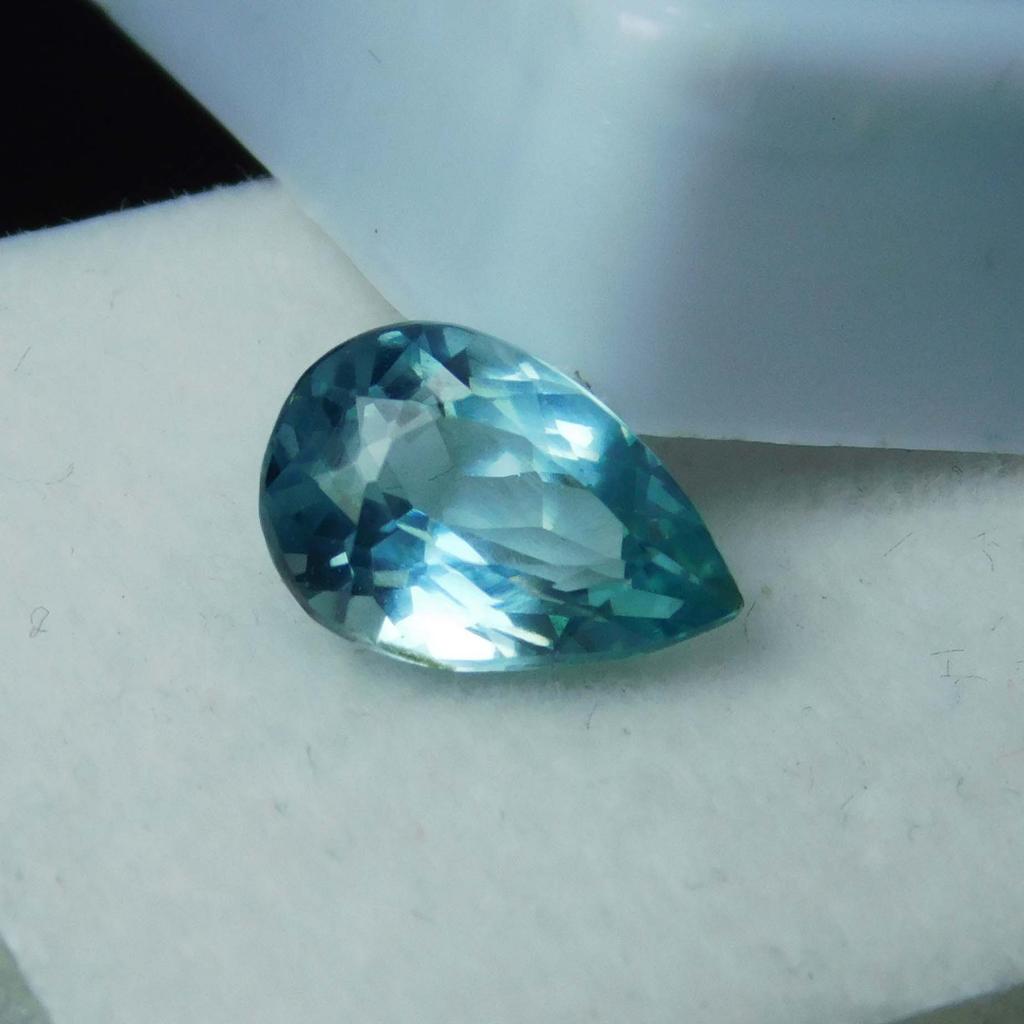 Natural Montana Sapphire Pear Cut 1 Ct Loose Gemstone Ring Size Gem