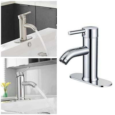 Смеситель для ванной комнаты с одним отверстием, смеситель для раковины с одной ручкой для фермерского дома, современный смеситель для раковины