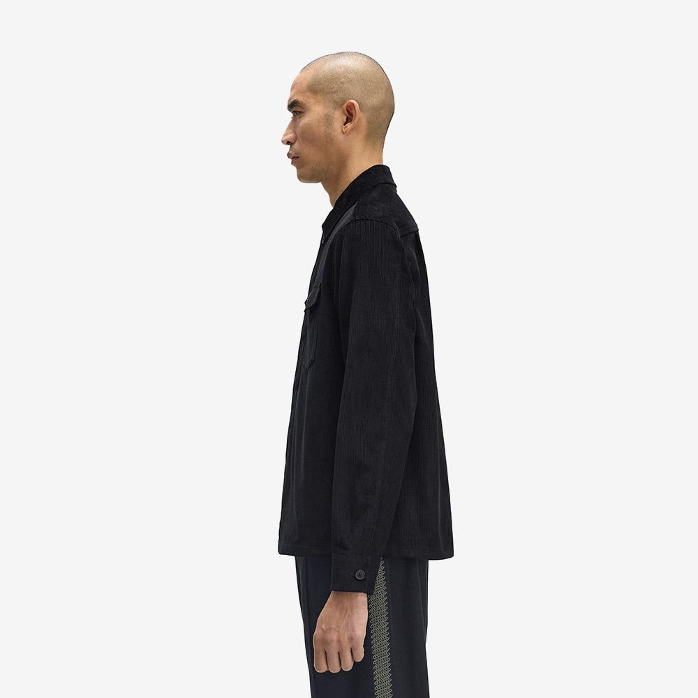 FRED PERRY [Sharp] Corduroy Overshirt - Black Afpm2531717-102