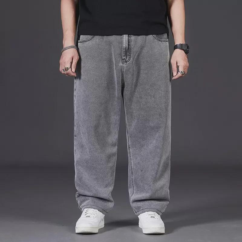 Мужские повседневные свободные прямые брюки, устойчивые к грязи, прочные, короткие и широкие джинсы для работы в желтой грязи