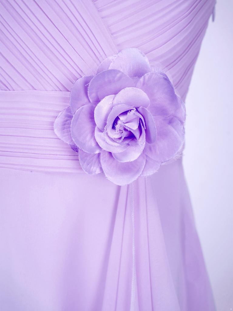 Festive Girls Dress Summer Bridesmaid Flower Girl Dress Children’s Chiffon Elegant Party Dress