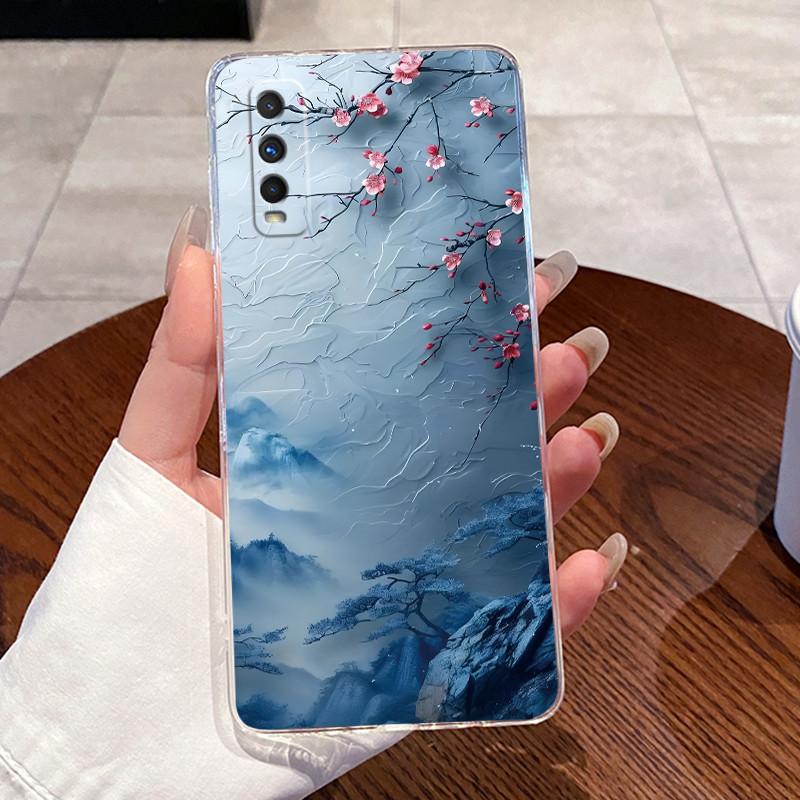 Jelly Casing For VIVO Y70S / IQOO U1 Fundas Capa Clear Silicone Soft TPU Back Cover Cute Cat Rabbit Heart Protective Case Coque