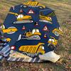 1PC construction vehicles Umbrella-8-Rib Reinforced, Automatic Open, Lightweight & Durable, Cute Fashion Accessory for Outdoor-T338