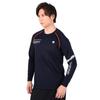 Футболка Sweat Quick Stretch Unisex NV [DESCENTE], впитывающая, сушка, практика, мужская, женская, (DVUWJB50)