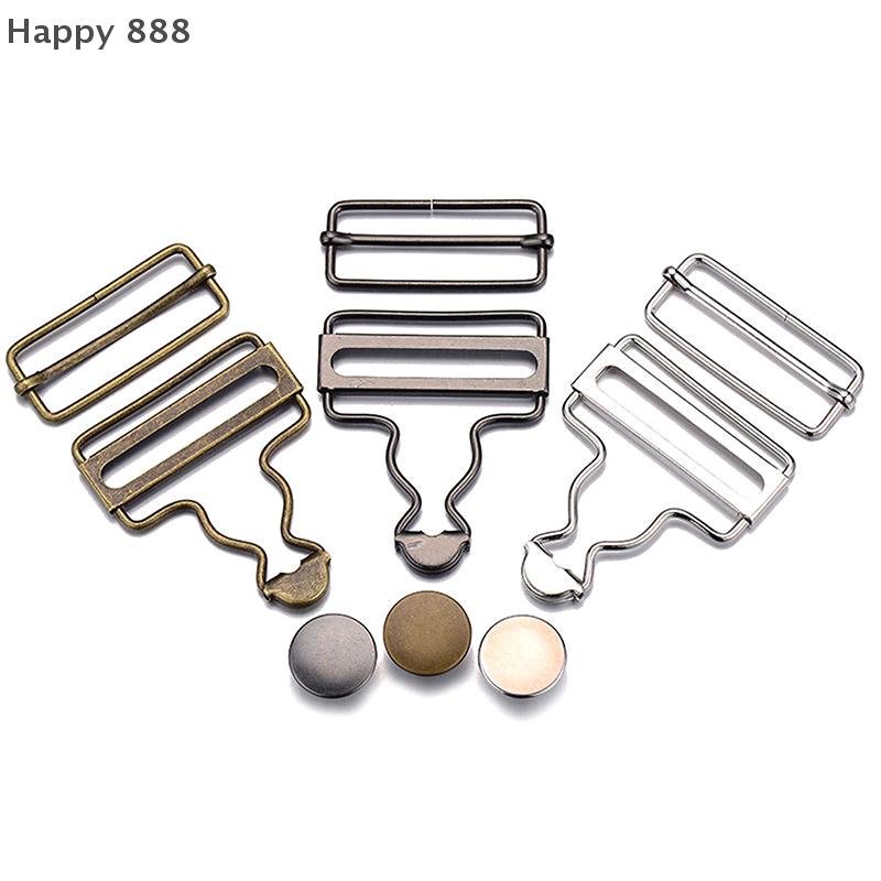 Dungaree Fasteners Clip, Brace Buckles, And Jeans Button Set For Denim Jackets – Essential DIY Apparel Sewing Supplies
