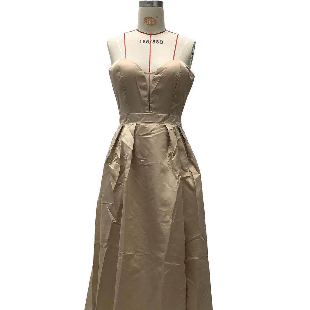 Женское сексуальное платье без рукавов с глубоким V-образным вырезом и разрезом, однотонное, с большим подолом, идеально подходит для свадебных платьев подружек невесты, длинных платьев с высоким разрезом для особых случаев