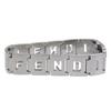 Fendi Часы с логотипом 3150L Серебристый циферблат Нержавеющая сталь Кварцевые Аналоговый дисплей Женские Б/У
