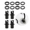 4Pcs Inflatable Kayak Pump Adapter Air Valve Nozzle Paddle Board Pump Nozzle for Inflatable Boat Bed Easy To Use