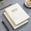 Бумага для блокнота с плотной гладкой поверхностью для письма и чернилостойкими листами для планировщика 2025 года с отрывными листами для календаря и планировщика