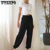 WTEMPO Женские тонкие брюки для бега, женские однотонные свободные спортивные штаны, женские повседневные брюки-карго с эластичной резинкой на талии и карманами