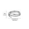 Hot-selling Zir*****pen Ring Women's Fashion Simple Wind Moon Butterfly Diamond Ring Jewelry