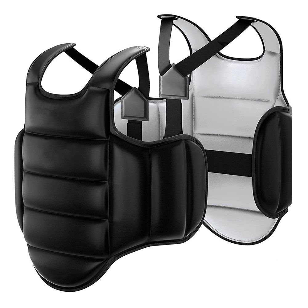 Boxing Equipment Body Protector Martial Arts Vest Soft Karate Uniform Chest Guard Belt Vest Karate