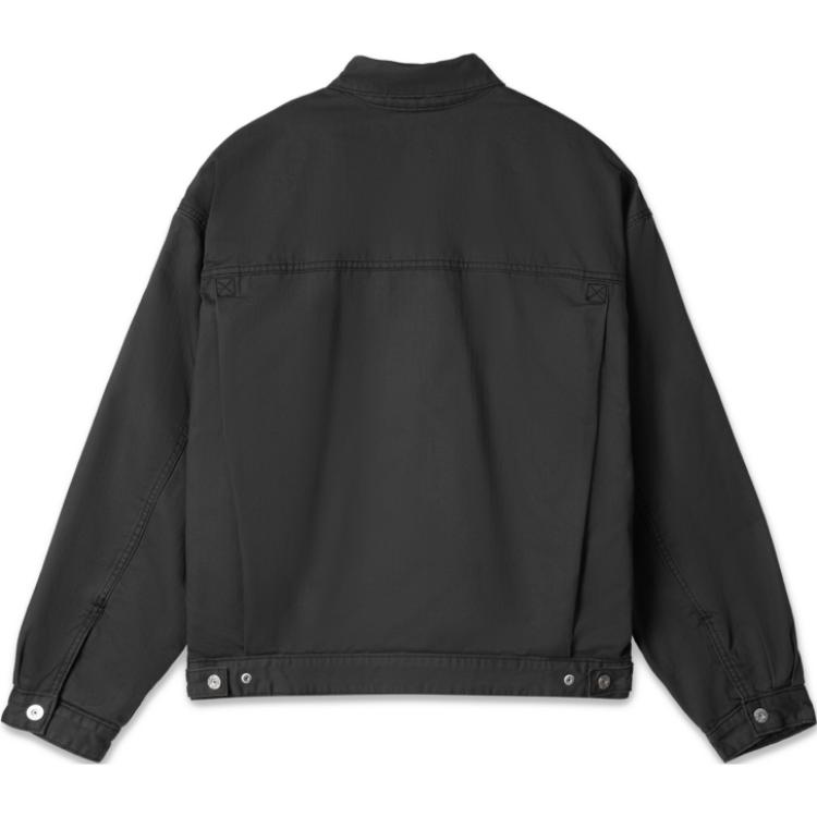 Куртка мужская Levis Silver Label однотонная удобная свободного кроя с длинными рукавами серо-дымчатого цвета A7306-0001