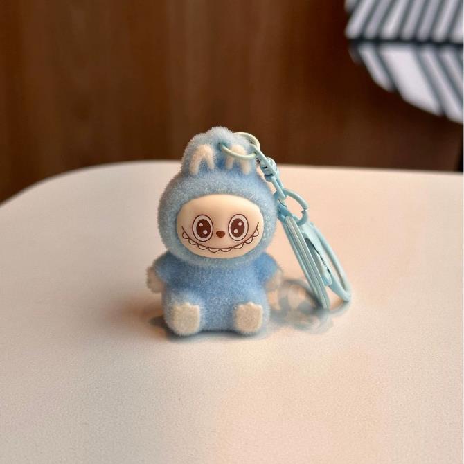 Новая сумка украшение брелки брелоки плюшевый Лабубу брелок подвеска, плюшевая тканевая фигурка украшение для сумки брелки брелоки