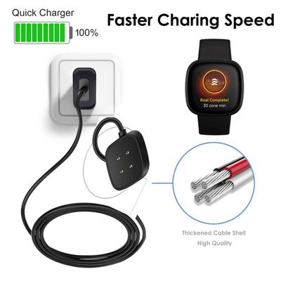 Зарядный кабель, многофункциональная защита, устойчивая к разрыву магнитная зарядная база для Fitbit Sense 2/для Fitbit Sense/для Fitbit Versa 4/для Versa 3