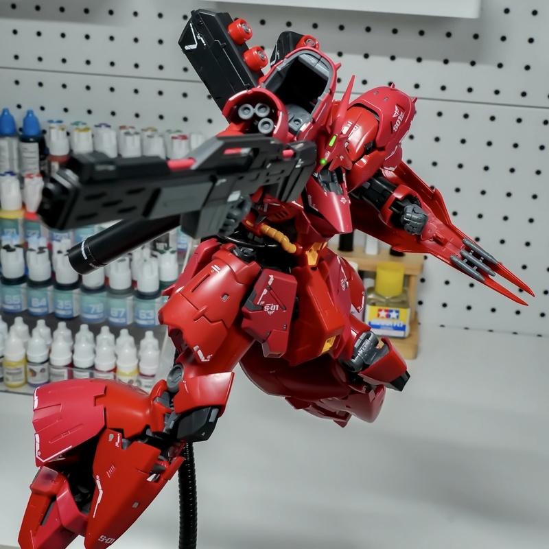 Gao Gao Модель Rg 1/144 Сазаби Сборная Модель Набор Фигурки Пластиковая Модель Игрушки Поставляется С Водными Декалями Поддержка Коллекционирования Подарки