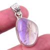 Natural Ametrine Gemstone Handmade 925 Solid Sterling Silver Pendant 1.5'' Y9V72