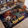 Custom Name Crystal Velvet Rug,Haikyuu Comfortable Anti Slip Floor Mat For Room Decoration