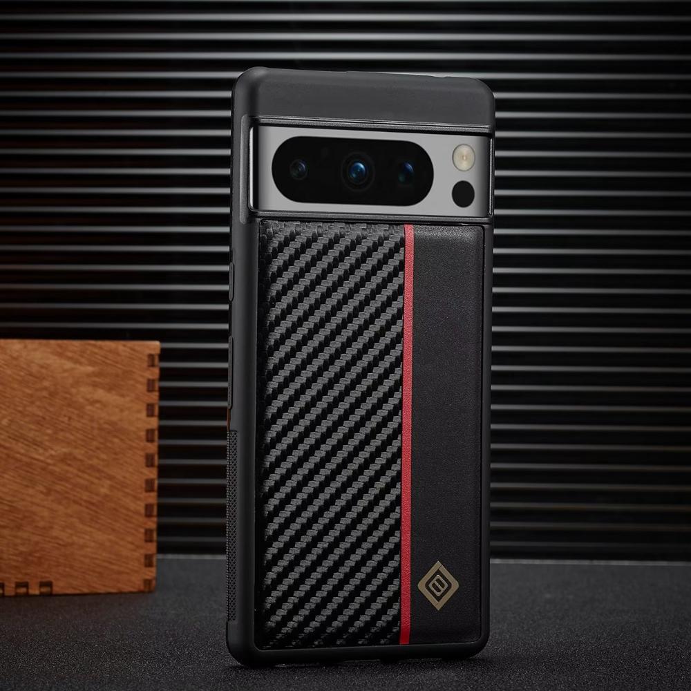 Для Google Pixel 9 8 7 XL Pro 7A 8A чехол из искусственной кожи с углеродным волокном, противоударный чехол на заднюю панель