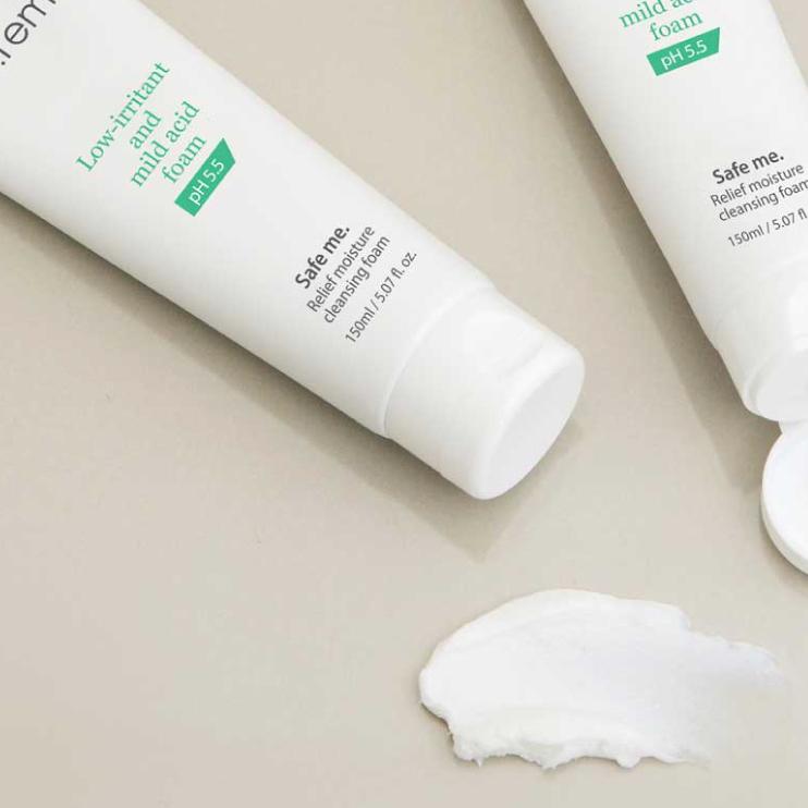 Make P:REM Safe Me. Relief Moisture Cleansing Foam 150ml/170ml/250ml (3 Option)