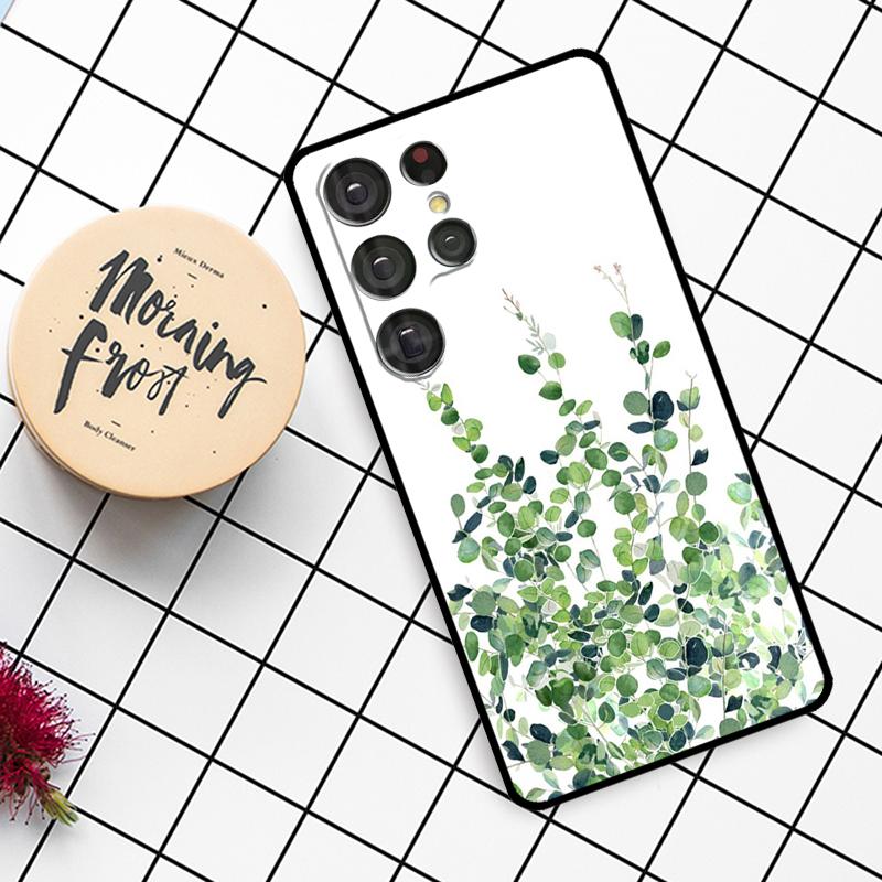 Чехол Эвкалипт Лаванда для Samsung Galaxy S21 S22 S23 S24 S25 Ultra S9 S10 S25 Plus S25 FE S20 FE Чехол для телефона