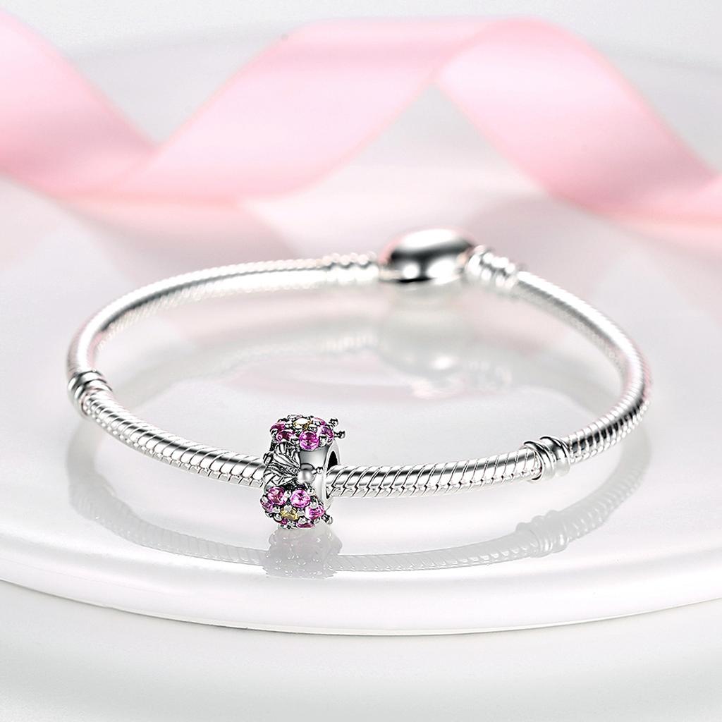 Силиконовые разделительные бусины с медным покрытием, силиконовые стопорные шармы-разделители, подходят для оригинального браслета Mula, DIY украшения