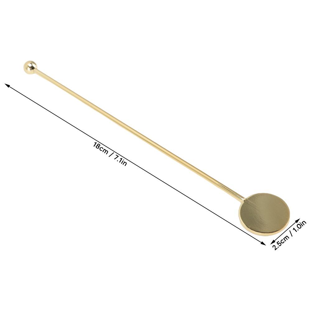 4pcs 304 Stainless Steel Coffee Beverage Stirrers Milk Tea Stir Stick For Milk Tea Shop