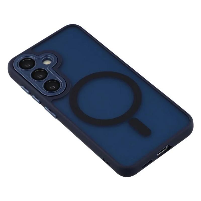 For Samsung Galaxy S24 Ultra Magnetic Case TPU + PC Phone Back Cover