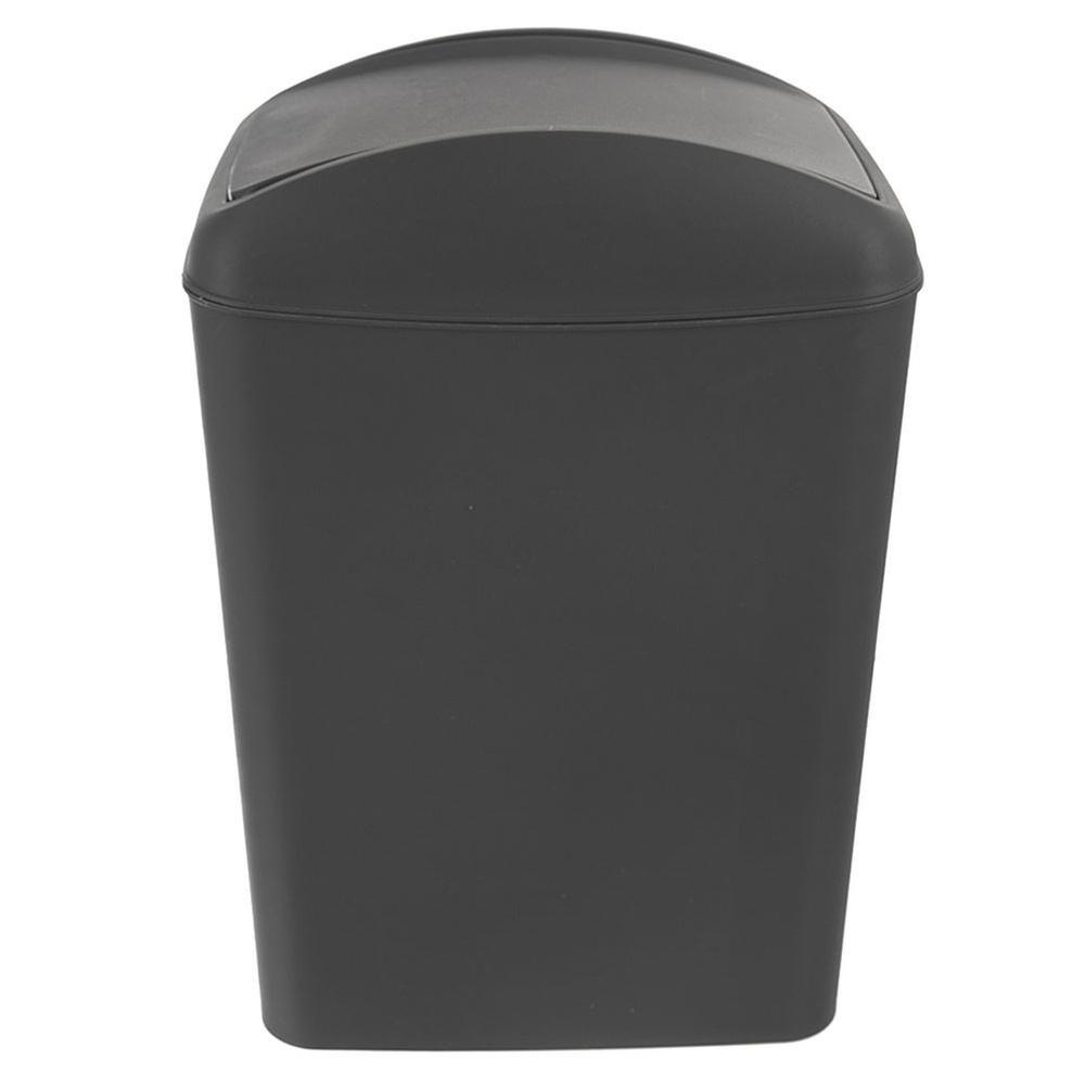 Dark Gray Swing Lid Waste Bin 20L