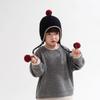 Warm Ear Protection Hat Knitted Knitted Cap New Pullover Cap  2-8Y