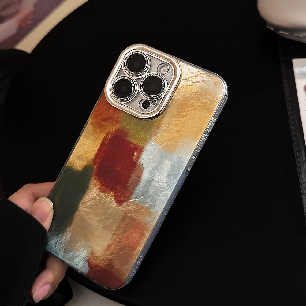 Vintage Color Clash Plaid Case for iPhone 17 iPhone 17 Pro Max