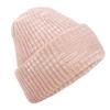 Patch Chunky Knit Beanie