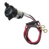 Motorcycle Car Truck Power Adapter with Wire 12V 120W Socket Auto Charger Plug for Outdoor Personal Car Parts Decoration
