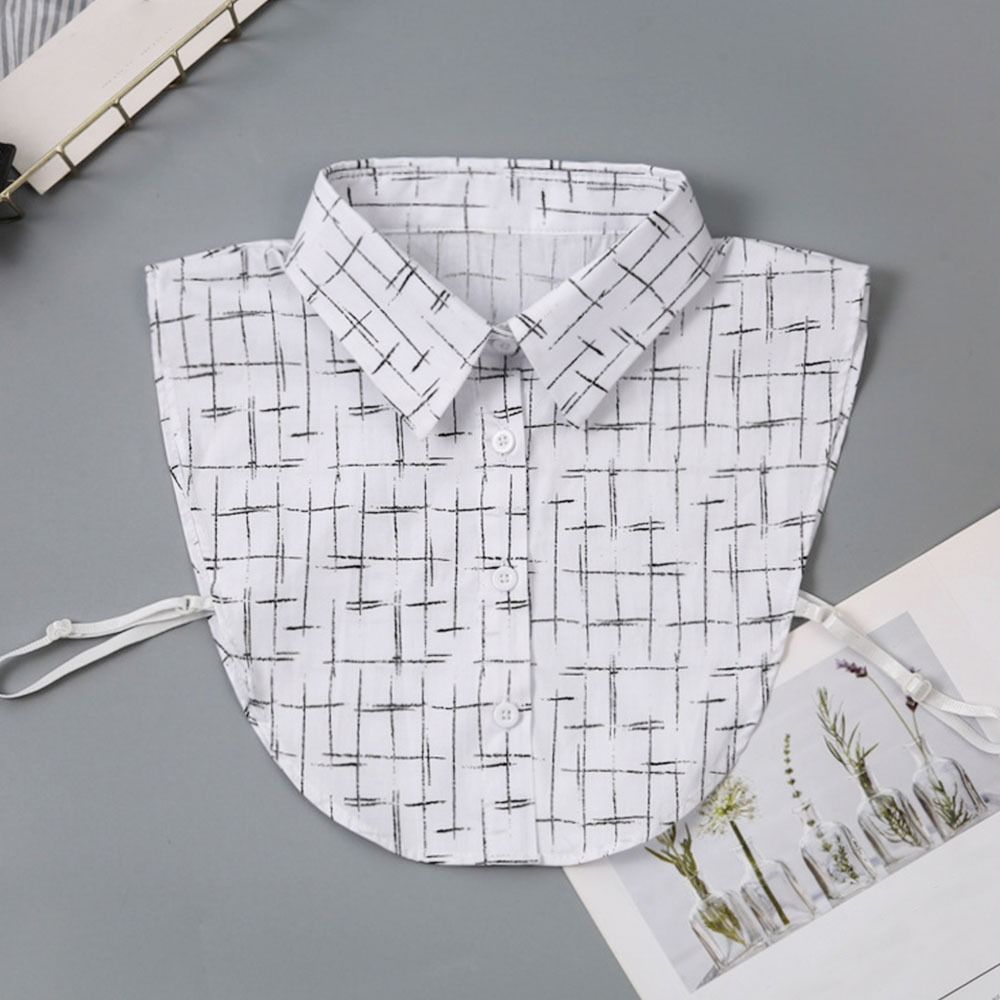 1pc Sexy Lace Fake Collar Shirt Shawl Flower Crochet Neckline Collars Women Detachable Collar Half Shirt Faux Collar Lace Fabric