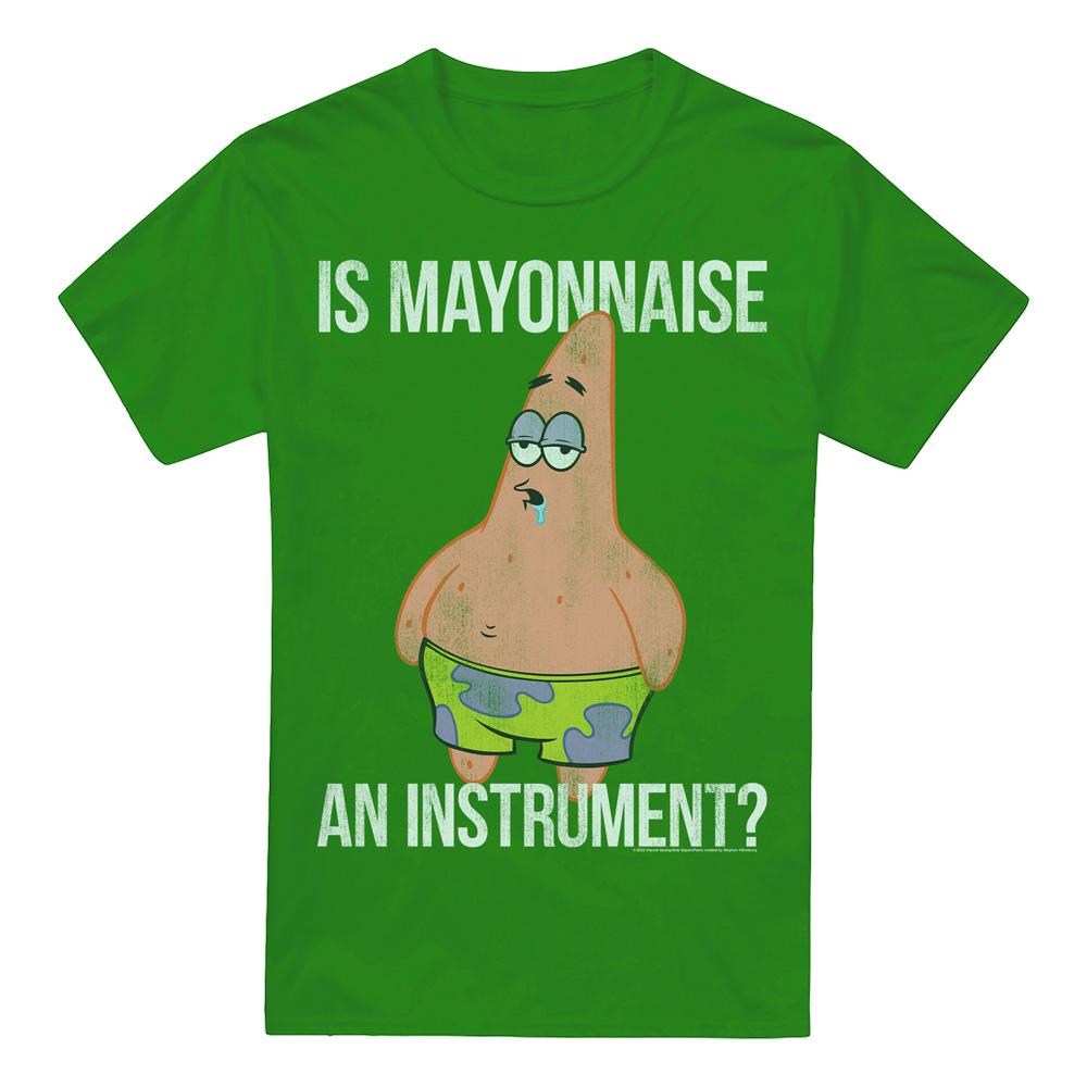SpongeBob SquarePants Mens Mayonnaise Instrument T-Shirt