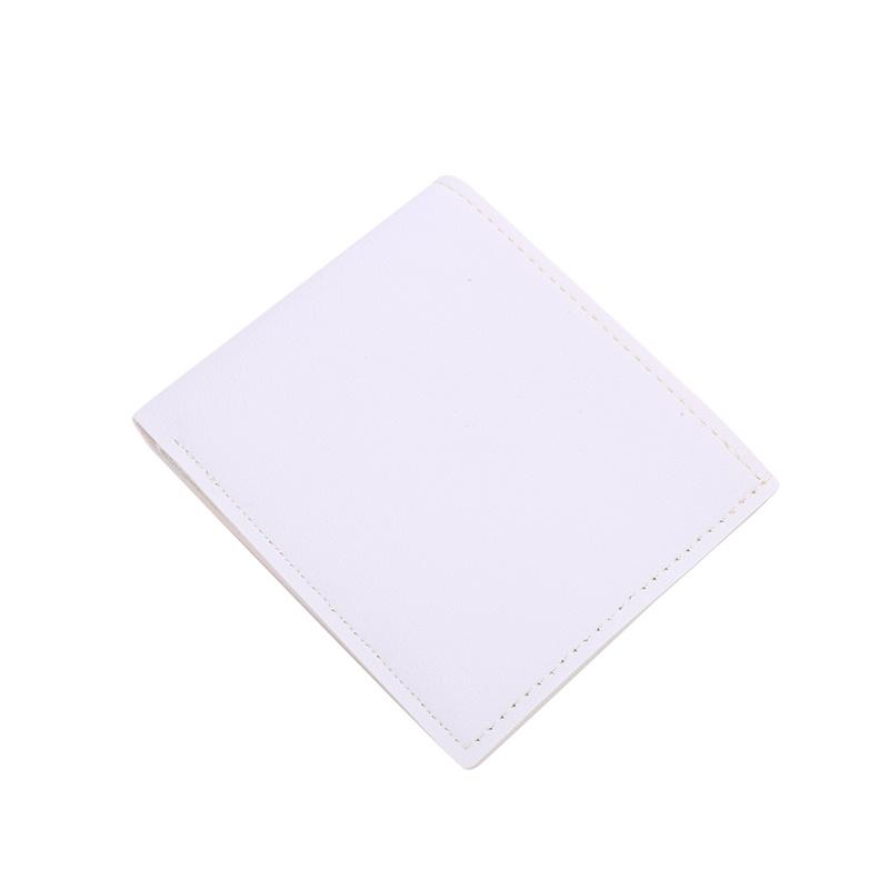 Новый мужской короткий кошелек из искусственной кожи, простой однотонный тонкий мужской держатель для кредитных карт, небольшие кошельки для денег, деловой складной кошелек